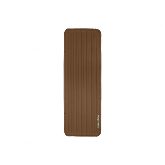 Матрац надувний одинарний Naturehike CNK2450WS034, 95 мм, із мішком для надування, коричневий Матрац надувний одинарний Naturehike CNK2450WS034, 95 мм, із мішком для надування, коричневий