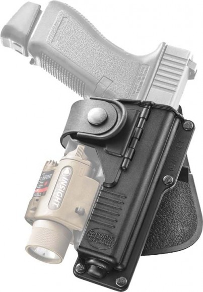Fobus-Holster für Glock-19/23 mit Taschenlampe unter dem Lauf