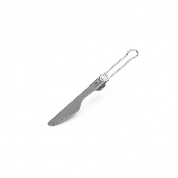 Naturehike NH19C001-J titanium folding knife gray with pouch