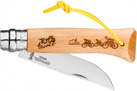 Knife Opinel №8 VRI Tour de France 2020 Engraved Knife Opinel №8 VRI Tour de France 2020 Engraved