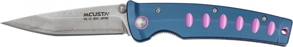 Ніж Mcusta Katana. Синій/фіолетовий
