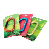 Карабін багатофункціональний з муфтою Naturehike D-type 80 мм NH15A008-D green Карабін багатофункціональний з муфтою Naturehike D-type 80 мм NH15A008-D green