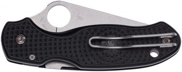 Knife Spyderco Para 3 FRN Black serrated blade Knife Spyderco Para 3 FRN Black serrated blade