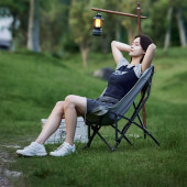 Стілець складаний Naturehike CNK23JU0001, світло-сірий Стілець складаний Naturehike CNK23JU0001, світло-сірий