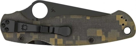 Knife Spyderco Para-Military2 Camo Black Knife Spyderco Para-Military2 Camo Black