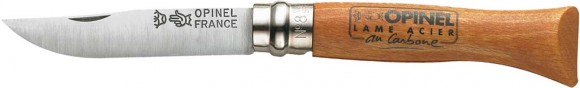 Nóż Opinel nr 8 Carbone (pudełko)