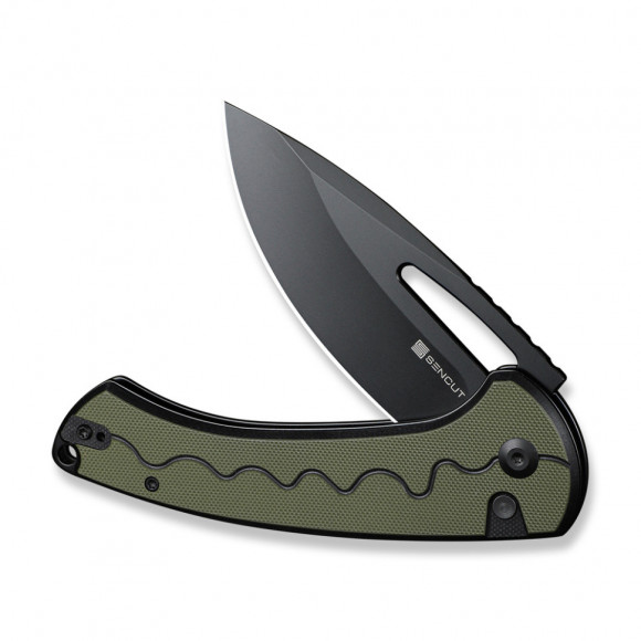 Ніж складаний Sencut Squiggy Black/Green S24082A-2