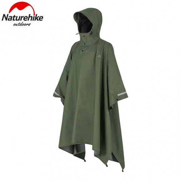 Плащ-дощовик Naturehike NH21FS036, p-p L, армійський зелений Плащ-дощовик Naturehike NH21FS036, p-p L, армійський зелений