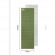 Килимок складаний IXPE Naturehike CNK2450WS044, алюмінієва плівка, 195x60х1,8 см, оливковий зелений
