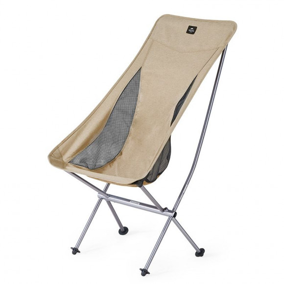 Крісло складане NaturehikeYL06 Alu Folding Moon Chair NH18Y060-Z, бежевий Крісло складане NaturehikeYL06 Alu Folding Moon Chair NH18Y060-Z, бежевий