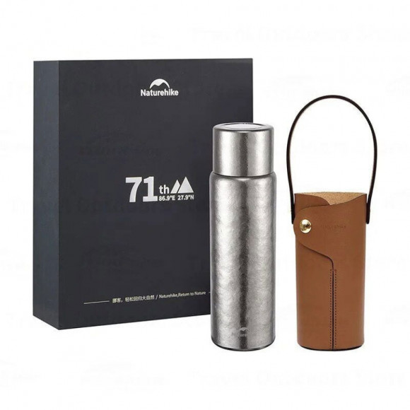 Термос титановий з чохлом Naturehike CNK230CF012 600 ml Термос титановий з чохлом Naturehike CNK230CF012 600 ml