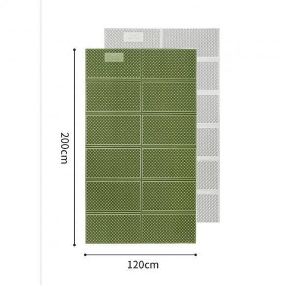 Килимок складаний подвійний IXPE Naturehike CNK2450WS044, алюмінієва плівка, 200x120х1,8 см, оливковий зелений Килимок складаний подвійний IXPE Naturehike CNK2450WS044, алюмінієва плівка, 200x120х1,8 см, оливковий зелений