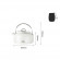 Czajnik z ceramiczną powłoką nieprzywierającą Naturehike CNK2450CF013 0,8 l, aluminium, biały