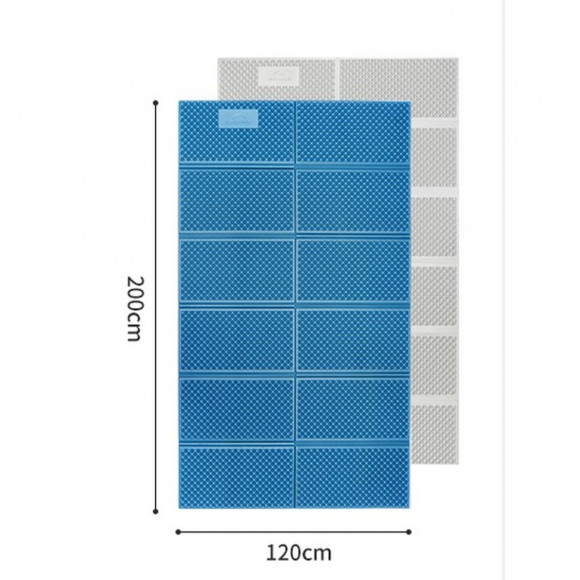 Килимок складаний подвійний IXPE Naturehike CNK2450WS044, алюмінієва плівка, 200x120х1,8 см, синій Килимок складаний подвійний IXPE Naturehike CNK2450WS044, алюмінієва плівка, 200x120х1,8 см, синій