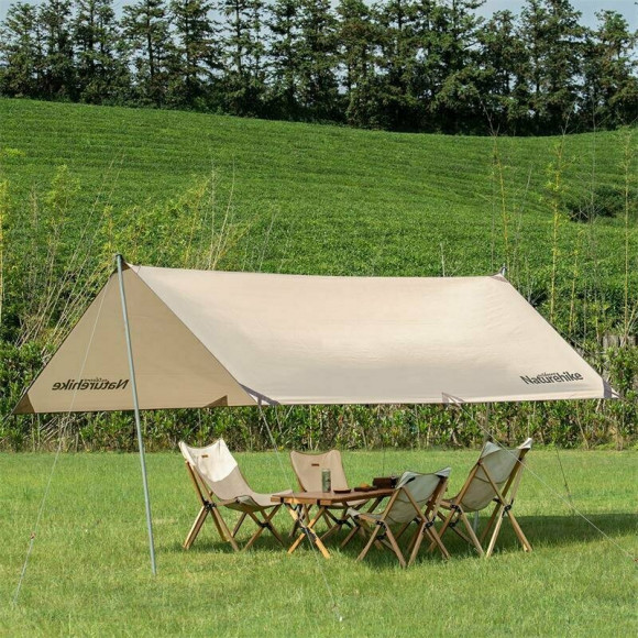 Camping-Markise Naturehike Girder NH20TM006, 150D, 400*292 cm, Gold (mit zwei Pfosten)