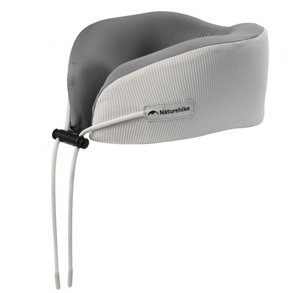 Подушка бавовняна для шиї, з пам'яттю Naturehike CNK2450WS019, сіра Подушка бавовняна для шиї, з пам'яттю Naturehike CNK2450WS019, сіра