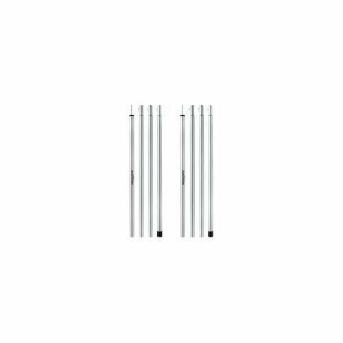 Стійки для тенту сталеві оцинковані Naturehike Steel poles Updated NH20PJ041, 16мм*2.0м, сірі (2 шт)