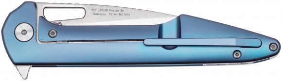 Ніж Artisan Archaeo Damascus Titanium