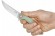 CJRB Gobi G10 Mint Green knife