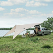 Тент для кемпінгу Naturehike Car Rear Canopy NH21TM001, 590*340 см, золотий (з трьома стійками) Тент для кемпінгу Naturehike Car Rear Canopy NH21TM001, 590*340 см, золотий (з трьома стійками)