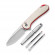 Set (folding knife, pen) Civivi StellarQuill Pen &amp; Button Lock Elementum II Knife Combo Gift Pack C23049