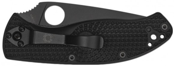 Knife Spyderco Tenacious Black Blade Lightweight Knife Spyderco Tenacious Black Blade Lightweight