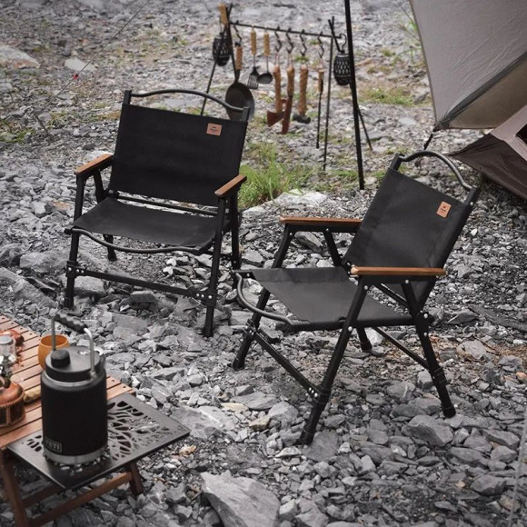 Folding chair Naturehike NH21JJ002 large, aluminum, black