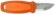 Morakniv Eldris knife. The color is orange