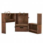 Етажерка з полицями Naturehike CNH22JU018, натуральне дерево Етажерка з полицями Naturehike CNH22JU018, натуральне дерево