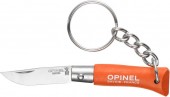 Knife Opinel Keychain №2 Inox. Color-orange