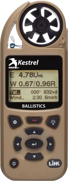 Метеостанція Kestrel 5700 Ballistics c БТ. Колір-TAN
