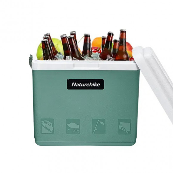 Туристичний холодильник Naturehike NH20SJ021, зелений, 13 л, поліпропілен Туристичний холодильник Naturehike NH20SJ021, зелений, 13 л, поліпропілен