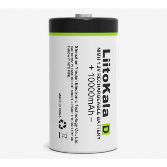 Акумулятор LiitoKala D на 10000мАг 1.2V Акумулятор LiitoKala D на 10000мАг 1.2V