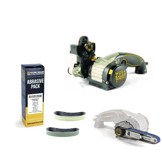 Work Sharp Ken Onion Edition Electric sharpener + grinder attachment + diamond belt set