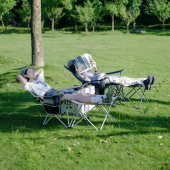 Крісло складане Naturehike CNK2350JJ011, алюміній, чорний Крісло складане Naturehike CNK2350JJ011, алюміній, чорний