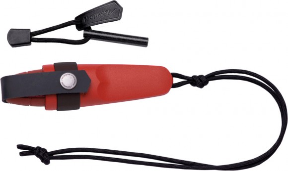 Morakniv Eldris Neck Knife. The color is red Morakniv Eldris Neck Knife. The color is red