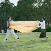 Матрац, ламзак надувний Naturehike NH20FCD06, 180х70х52 см, бежевий з принтом, має чохол-рюкзак Матрац, ламзак надувний Naturehike NH20FCD06, 180х70х52 см, бежевий з принтом, має чохол-рюкзак