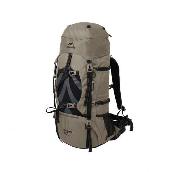 Рюкзак туристичний Naturehike NH70B070-B, 70 л + 5 л, світло-коричневий Рюкзак туристичний Naturehike NH70B070-B, 70 л + 5 л, світло-коричневий