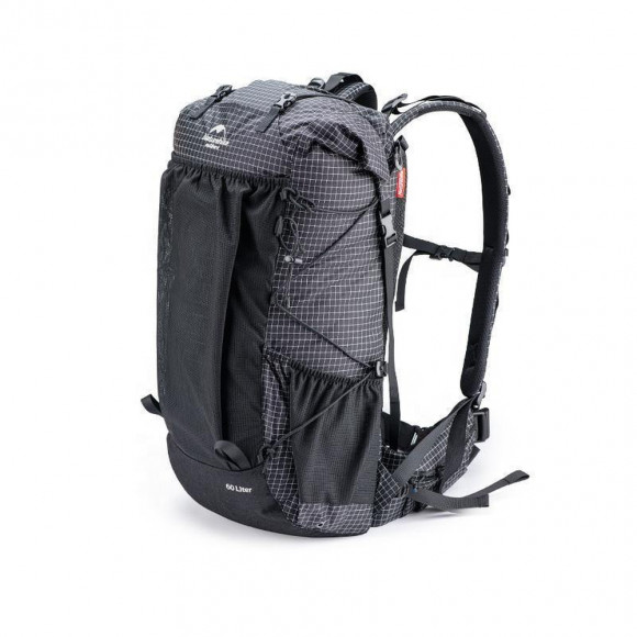 Рюкзак туристичний Naturehike Rock NH19BP095, 60+5 л, графіт у клітинку Рюкзак туристичний Naturehike Rock NH19BP095, 60+5 л, графіт у клітинку