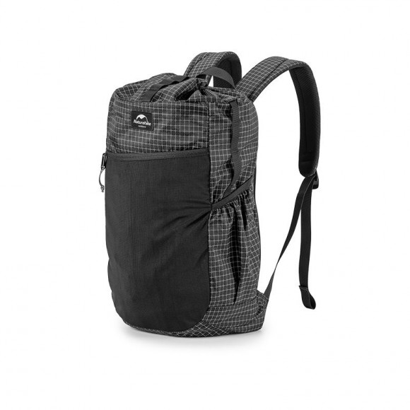 Рюкзак туристичний Naturehike NH20BB206, 20 л, графіт у клітинку Рюкзак туристичний Naturehike NH20BB206, 20 л, графіт у клітинку