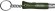 Knife Opinel Keychain №4 Inox. Color-green