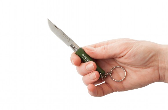 Knife Opinel Keychain №4 Inox. Color-green Knife Opinel Keychain №4 Inox. Color-green