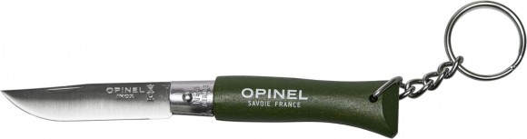 Knife Opinel Keychain №4 Inox. Color-green Knife Opinel Keychain №4 Inox. Color-green