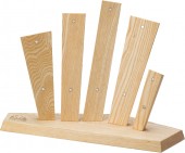 Stand for knives Due Cigni Vela Five. The color is walnut Stand for knives Due Cigni Vela Five. The color is walnut