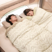 Спальний мішок Naturehike DP200 CNK2300SD012, бежевий Спальний мішок Naturehike DP200 CNK2300SD012, бежевий