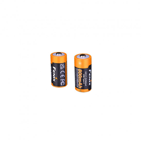 Акумулятор 16340 Fenix 800 UP mAh Li-ion Type-C Акумулятор 16340 Fenix 800 UP mAh Li-ion Type-C