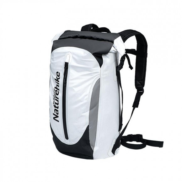 Рюкзак водонепроникний Naturehike NH20FSB01, 500D PVC, 30 л, білий Рюкзак водонепроникний Naturehike NH20FSB01, 500D PVC, 30 л, білий
