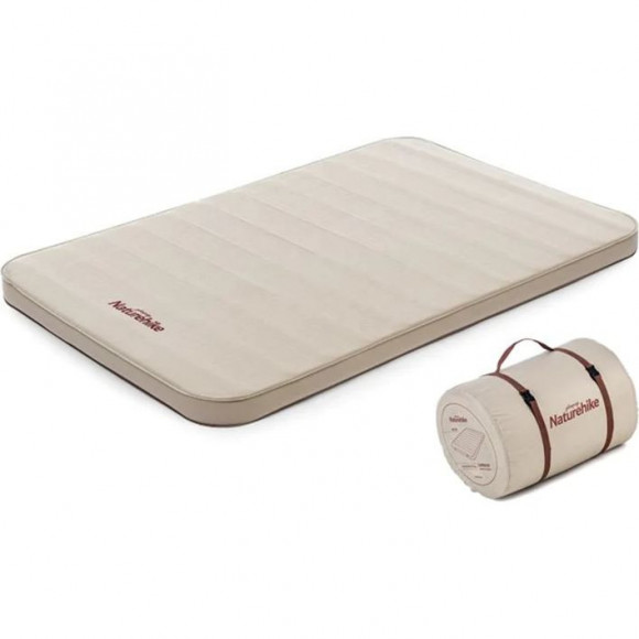 Матрац самонадувний 10 см подвійний Naturehike NH20FCD08, бежевий Матрац самонадувний 10 см подвійний Naturehike NH20FCD08, бежевий