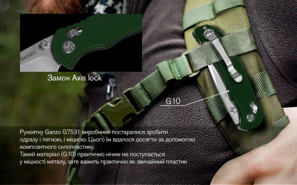 Następnym schowkiem jest Ganzo G7531-GR