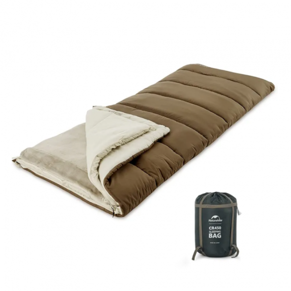Спальний мішок 3 в 1 Naturehike CR450 CNH22SD011, коричневий Спальний мішок 3 в 1 Naturehike CR450 CNH22SD011, коричневий